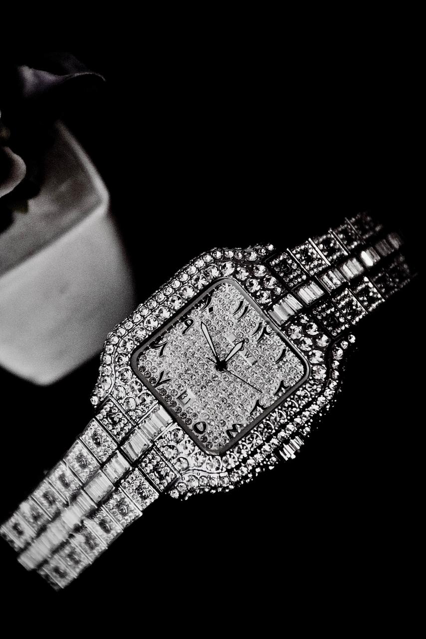 KDM Iced-Out White MJ-60