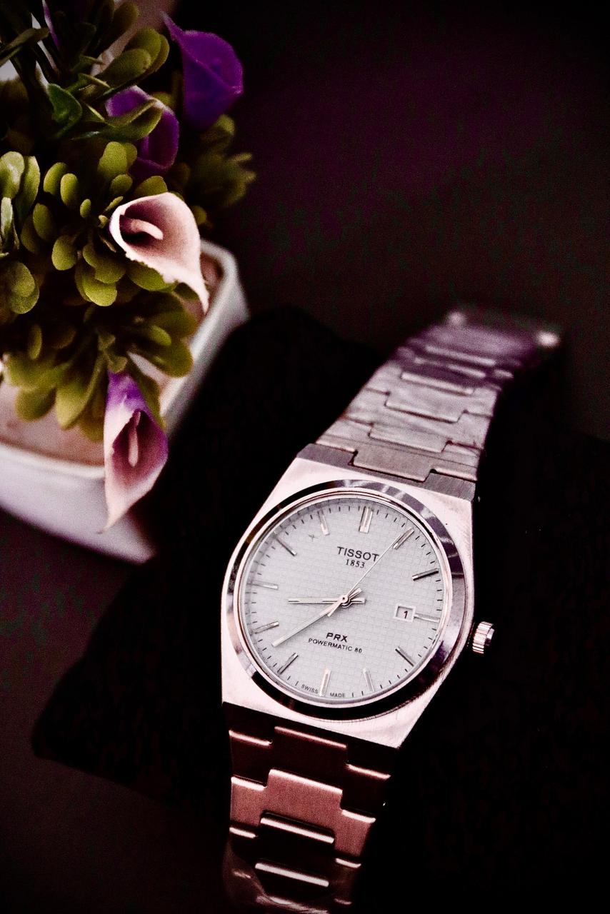 Tssot PRX Plain Mid-Tiffany Dial