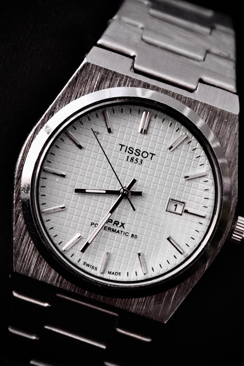 Tssot PRX Plain Mid-Tiffany Dial