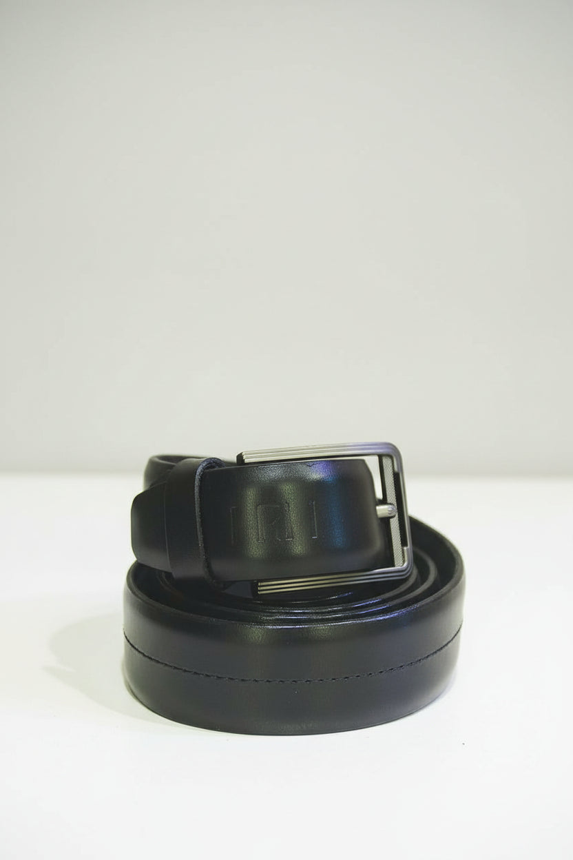 Mono Color Centre Stiched Leather Belt LM-601