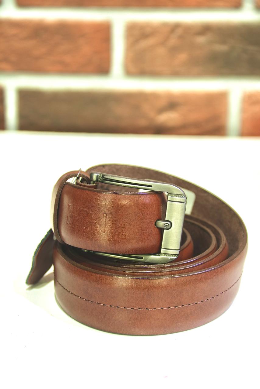 Mono Color Centre Stiched Leather Belt LM-600