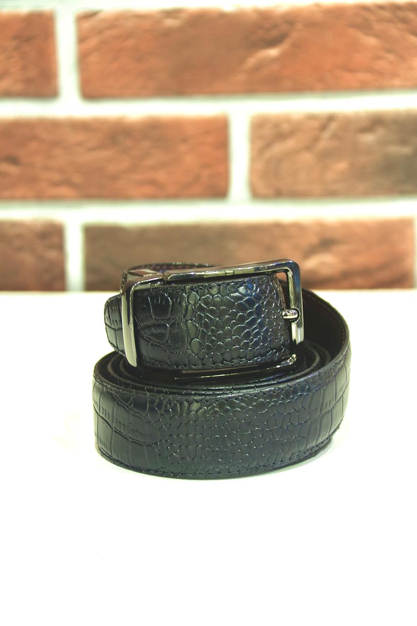 Dual Side Crocodile Skin Design Leather Belt CS-40
