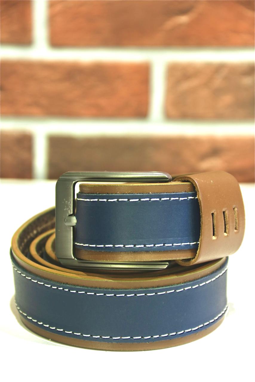 Two-Tone Leather Belt TK-440