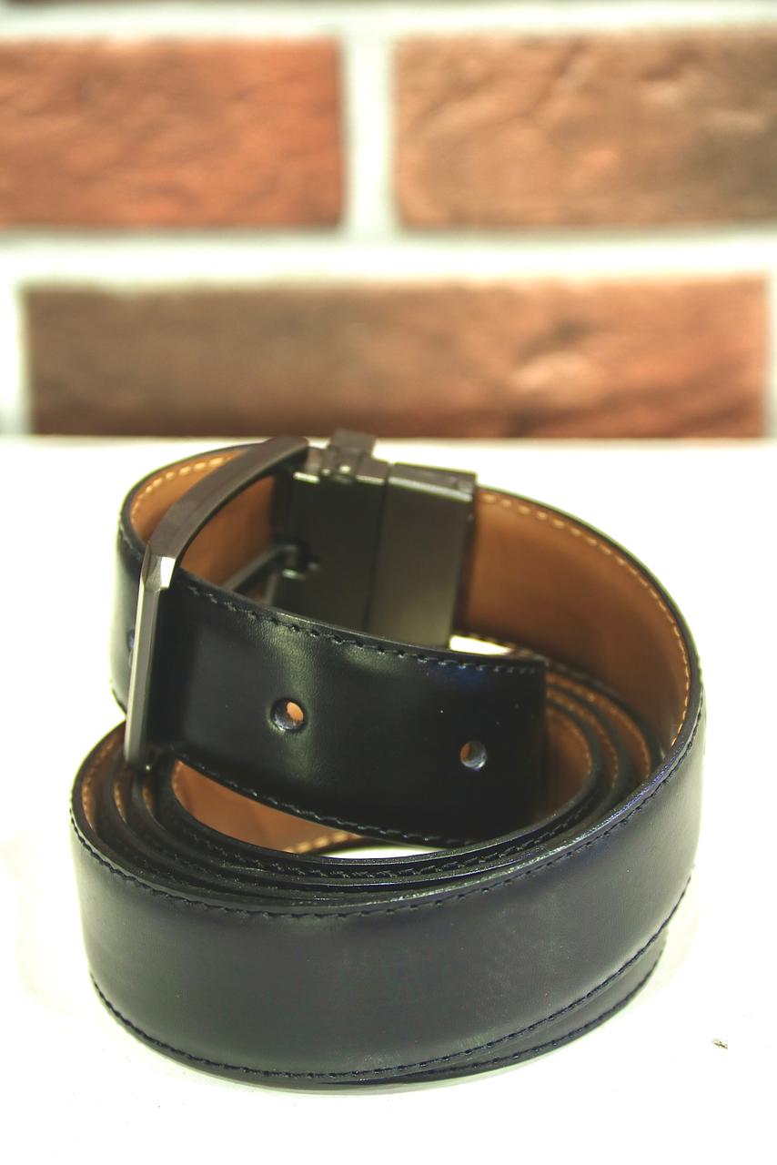 Dual Side Leather Belt DS-98 (Black & Tan)