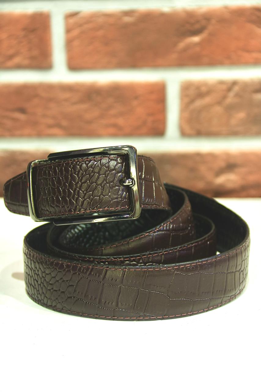 Dual Side Crocodile Skin Design Leather Belt CS-40