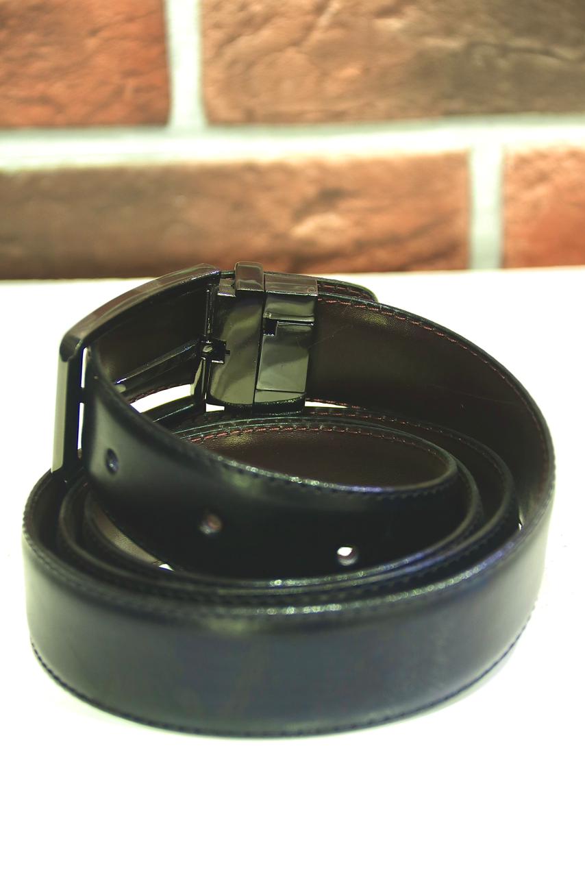Dual Side Leather Belt DS-97 (Black & Brown)