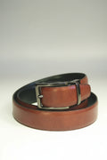 Dual Side Leather Belt DS-97 (Black & Brown)