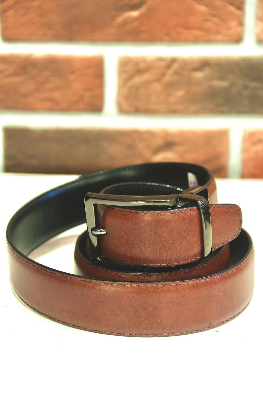 Dual Side Leather Belt DS-97 (Black & Brown)