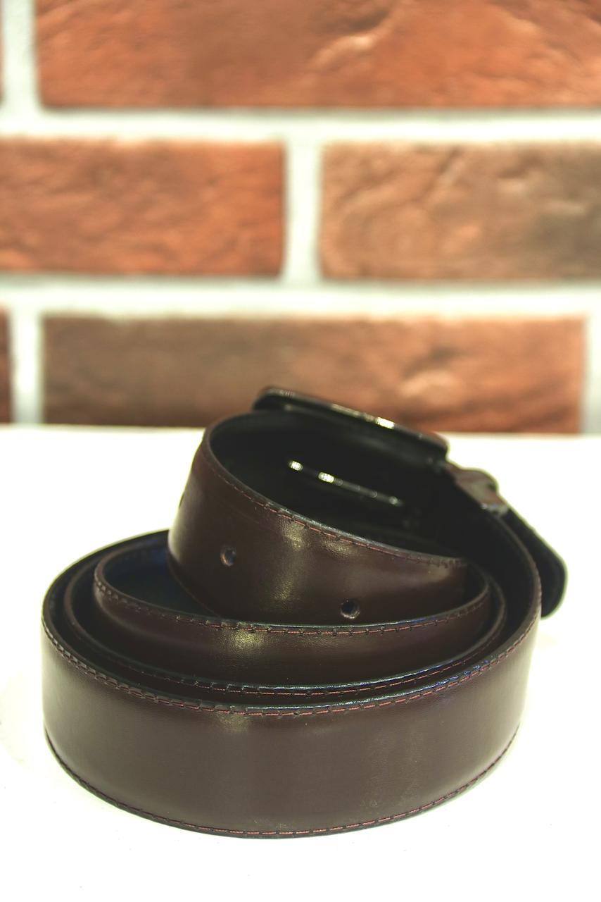 Dual Side Leather Belt DS-99 (Black & Dark Brown)
